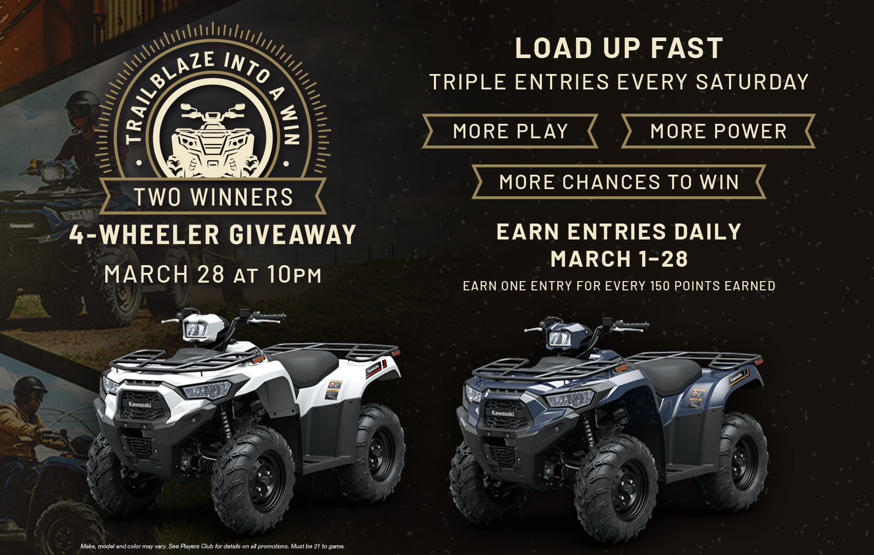 Trailblaze into a Win promo March 2026 at Okemah Casino