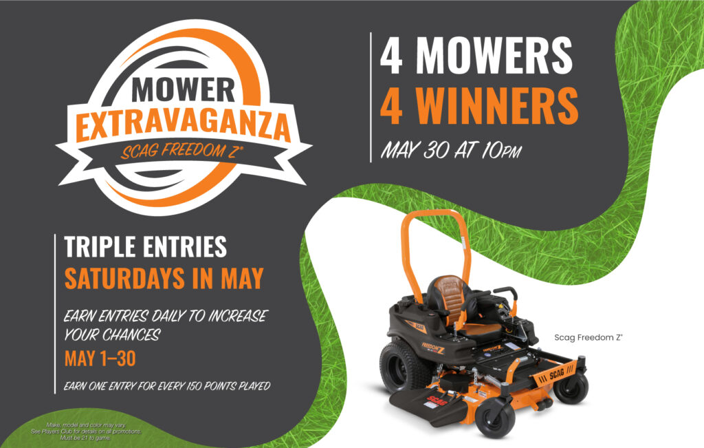 Mower Extravaganza at Creek Nation's Okemah Casino