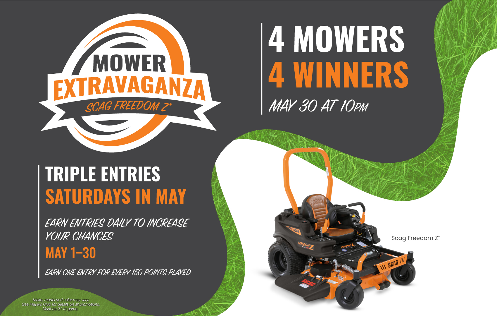 Mower Extravaganza at Creek Nation's Okemah Casino